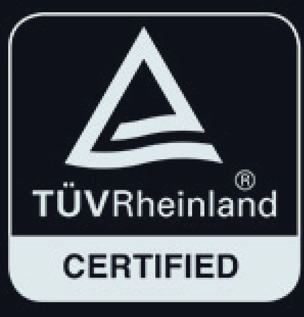 TUV Rheinland certified